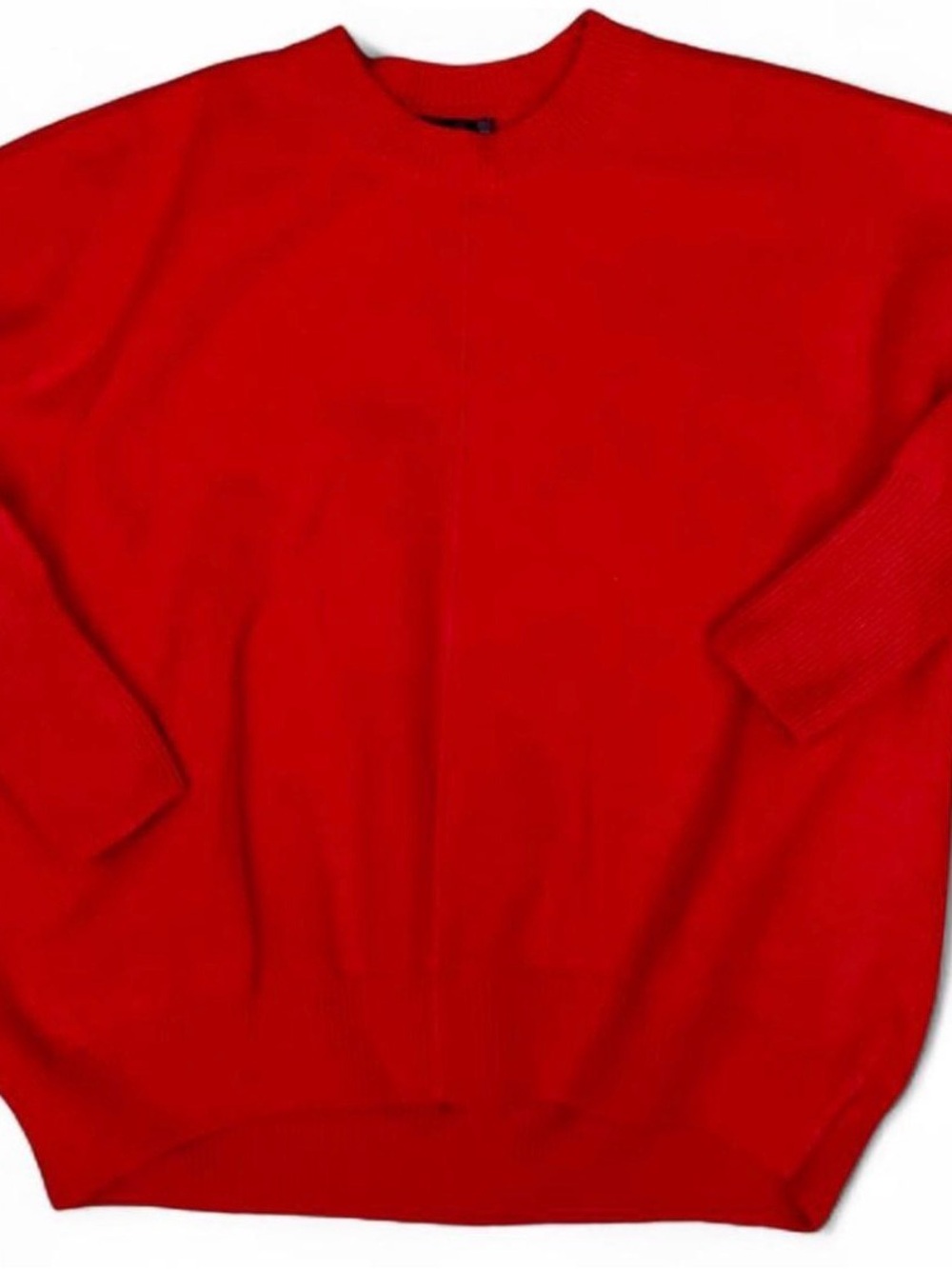 Vince Camuto Bright Red Crewneck Sweater